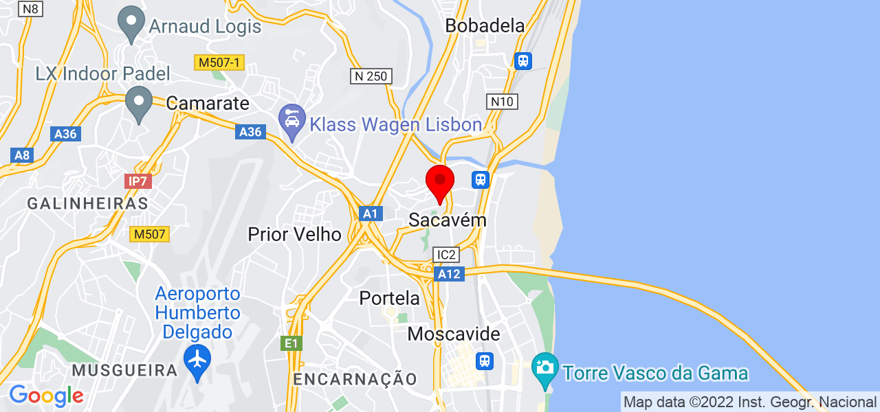 Galvani - Lisboa - Loures - Carte