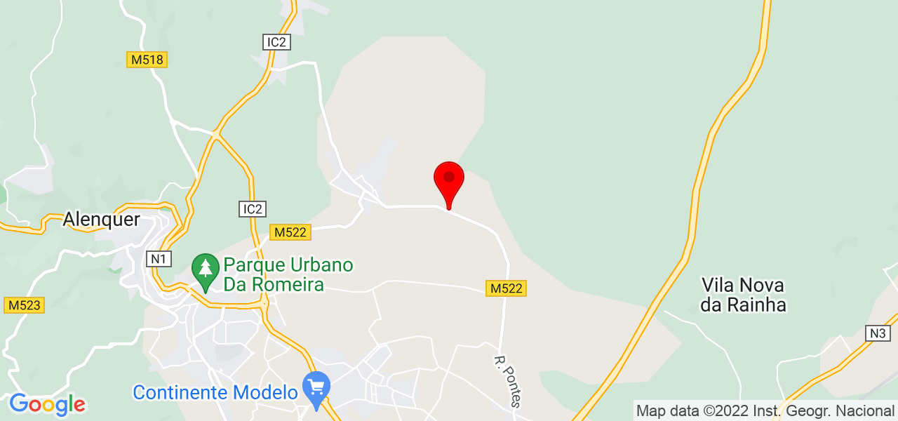 LMC Remodelações - Lisboa - Alenquer - Mapa