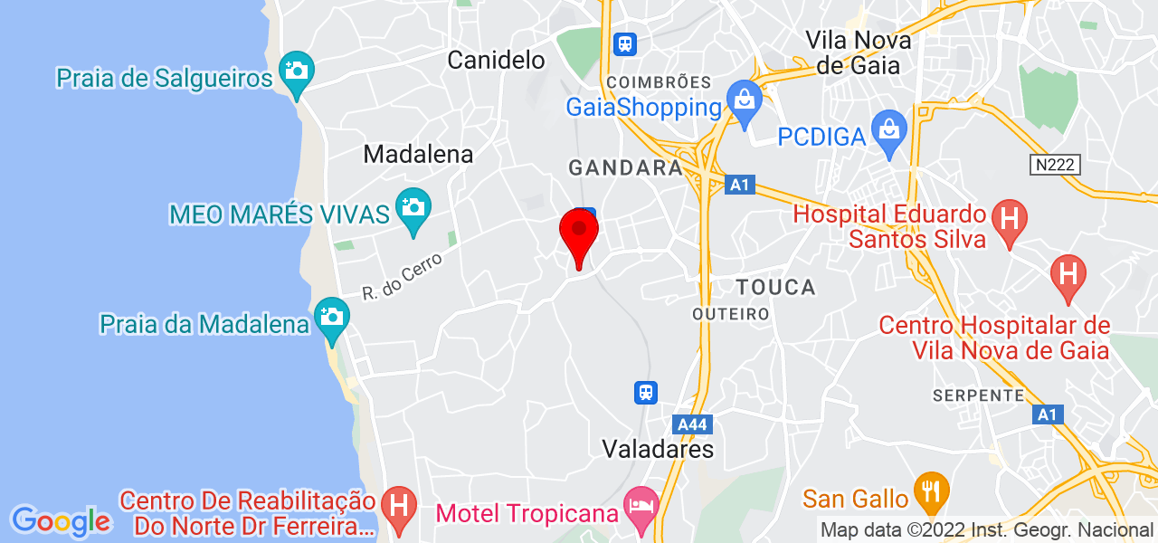Gil - Porto - Vila Nova de Gaia - Mapa