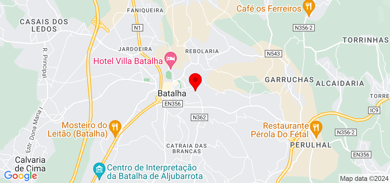 Rita Cardina - Leiria - Batalha - Karte