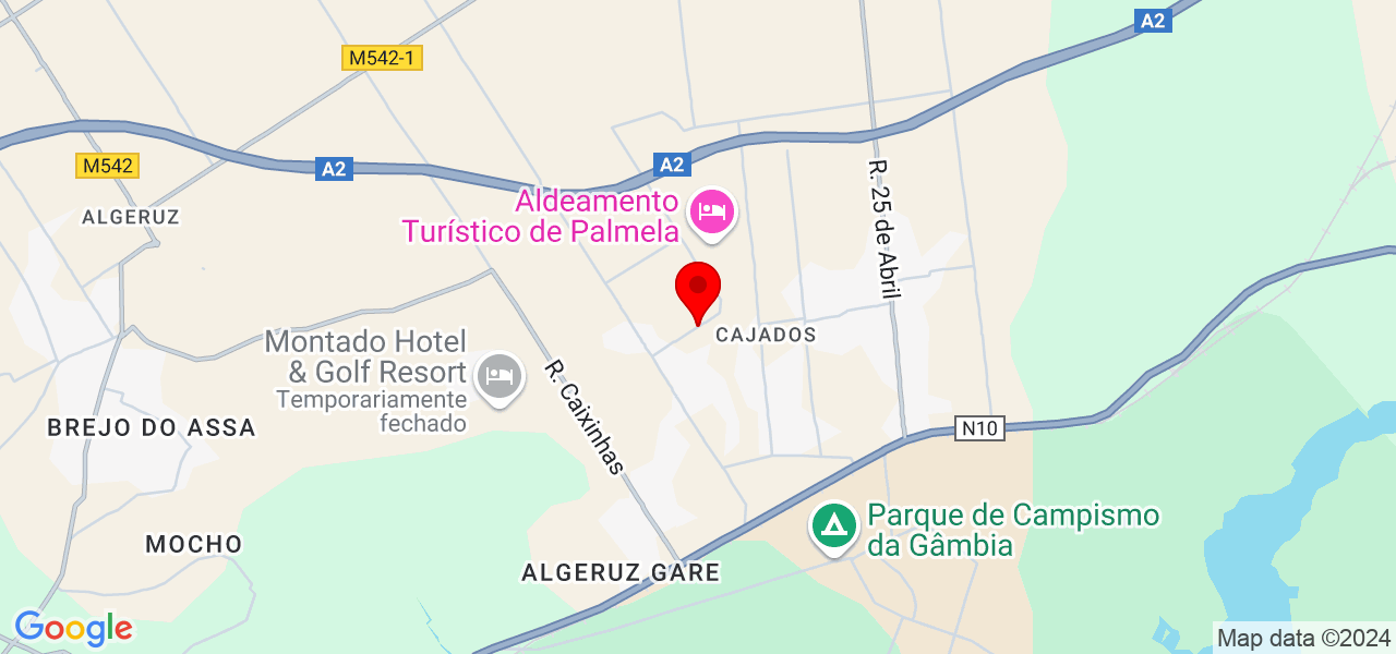 Bruno Cercas - Setúbal - Palmela - Mapa