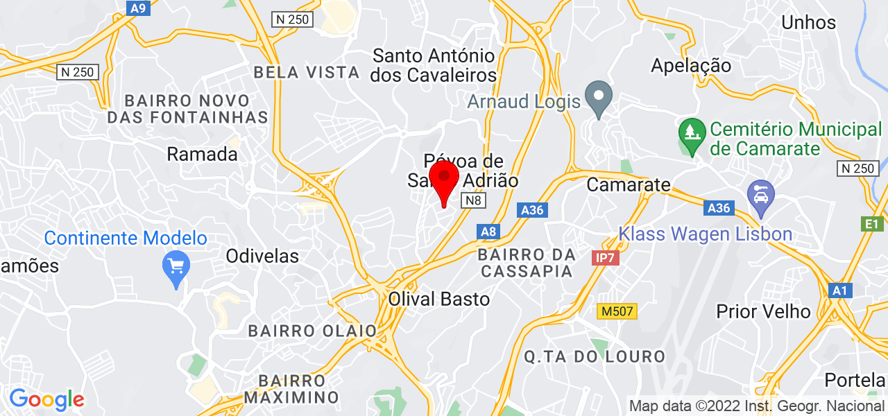Carlos Ferreira - Lisboa - Odivelas - Mapa