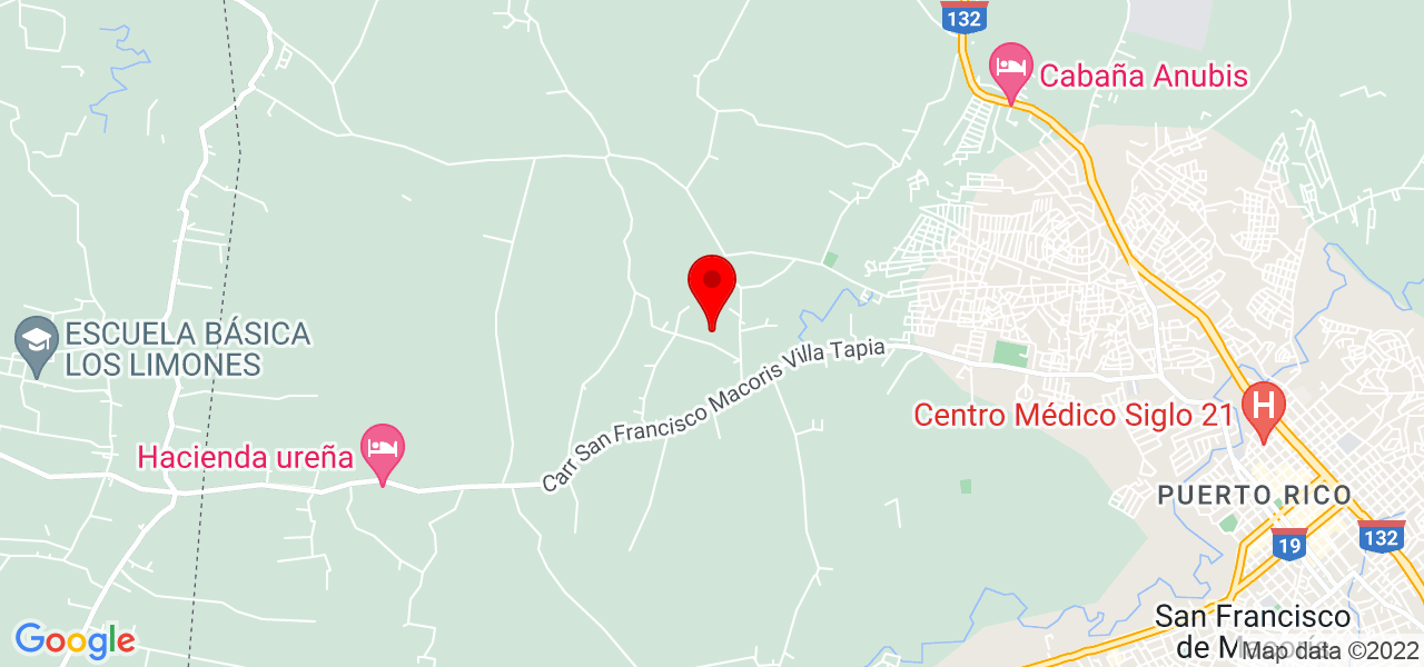 Camil - Duarte - San Francisco de Macorís - Mapa
