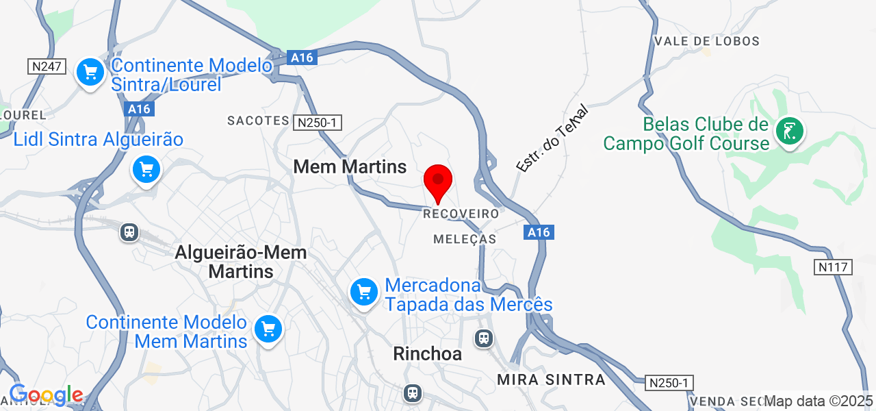 Mariana - Lisboa - Sintra - Mapa