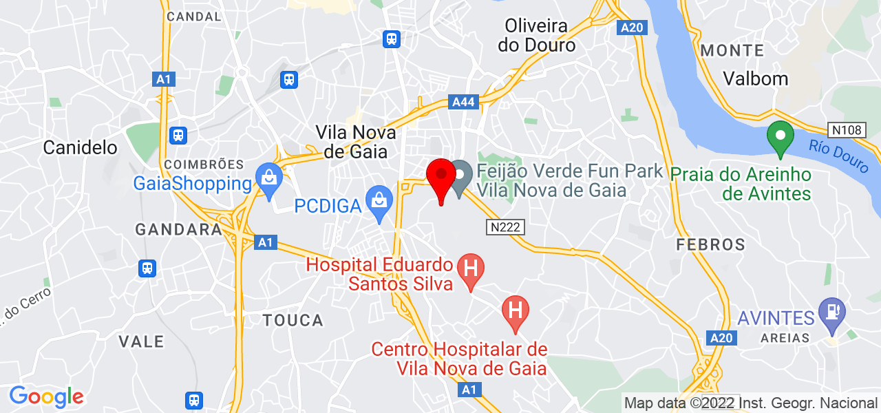 Vasco Martins - Porto - Vila Nova de Gaia - Mapa