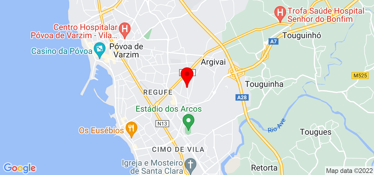 Selma Tavares - Porto - Póvoa de Varzim - Mapa
