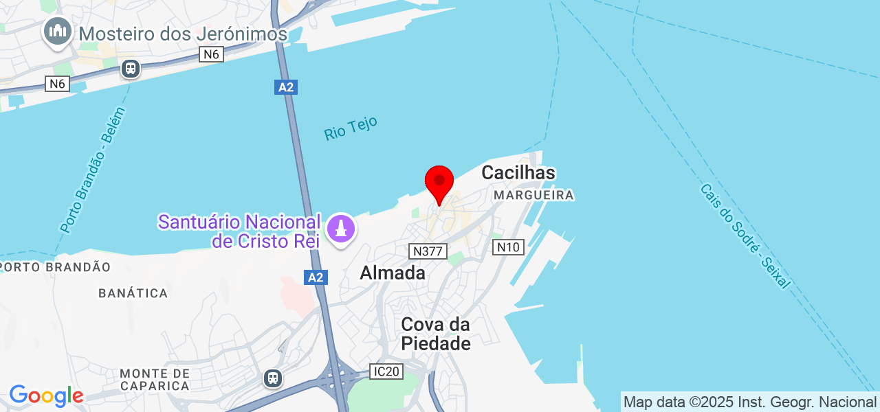 Bartender Junior - Setúbal - Almada - Mapa