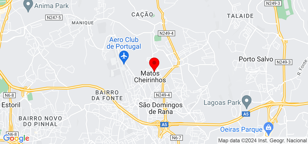 Hugo Gon&ccedil;alves - Lisboa - Cascais - Mapa