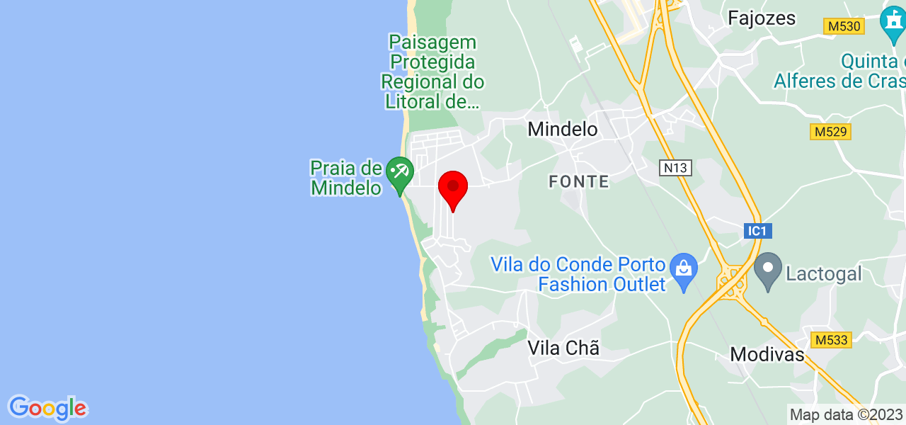 Ana Carvalho dos Santos - Porto - Vila do Conde - Mapa