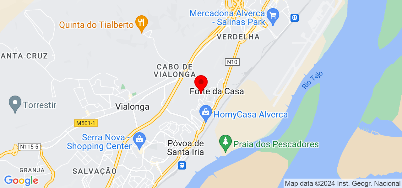 Sofia Alves - Lisboa - Vila Franca de Xira - Mapa