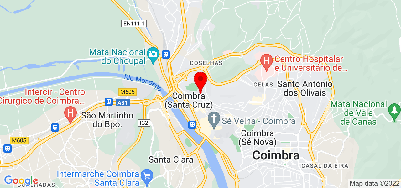 Jo&atilde;o Dinis - Coimbra - Coimbra - Mapa