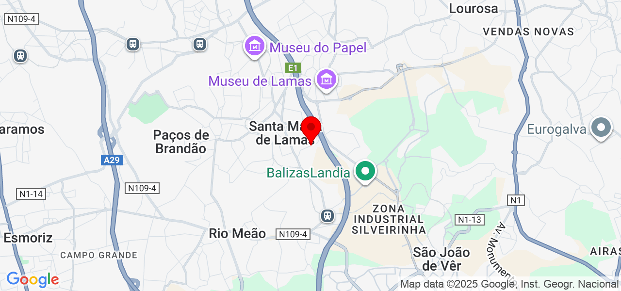 José Ferreira - Aveiro - Santa Maria da Feira - Mapa