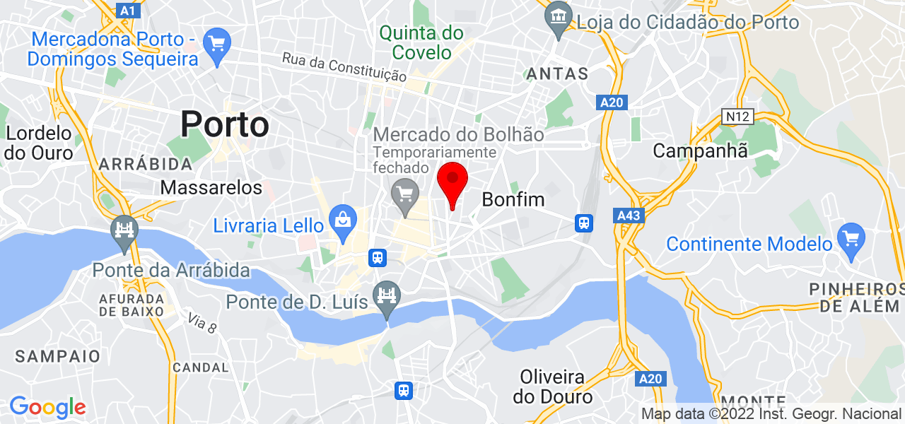 Guto vieira - Porto - Porto - Mapa
