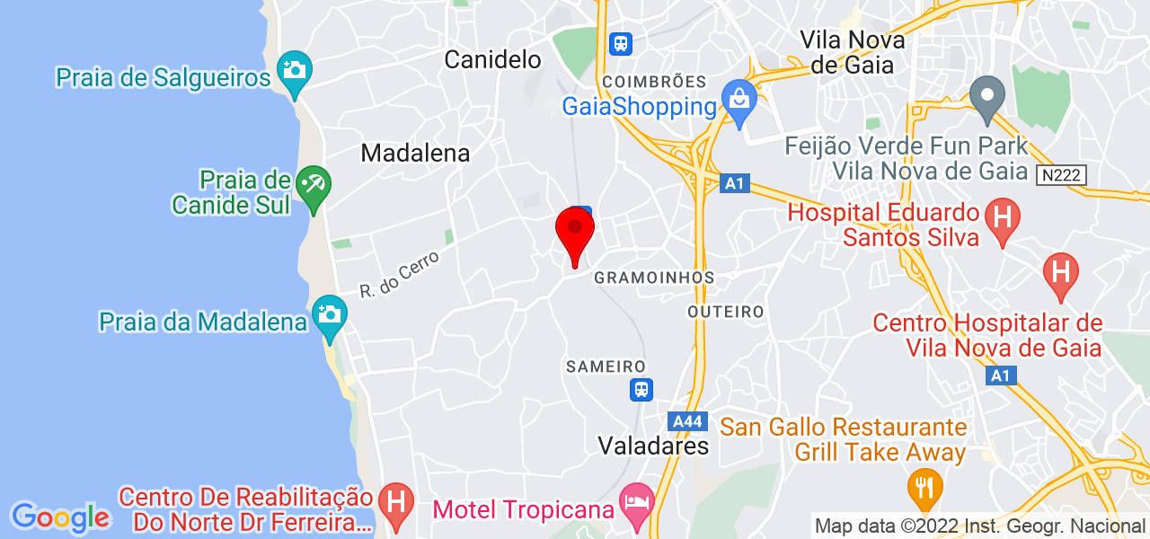 Mariana Fragoso - Porto - Vila Nova de Gaia - Mapa