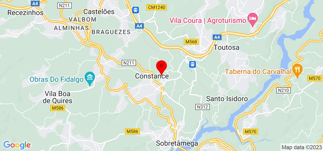Rui Amaral - Porto - Marco de Canaveses - Mapa
