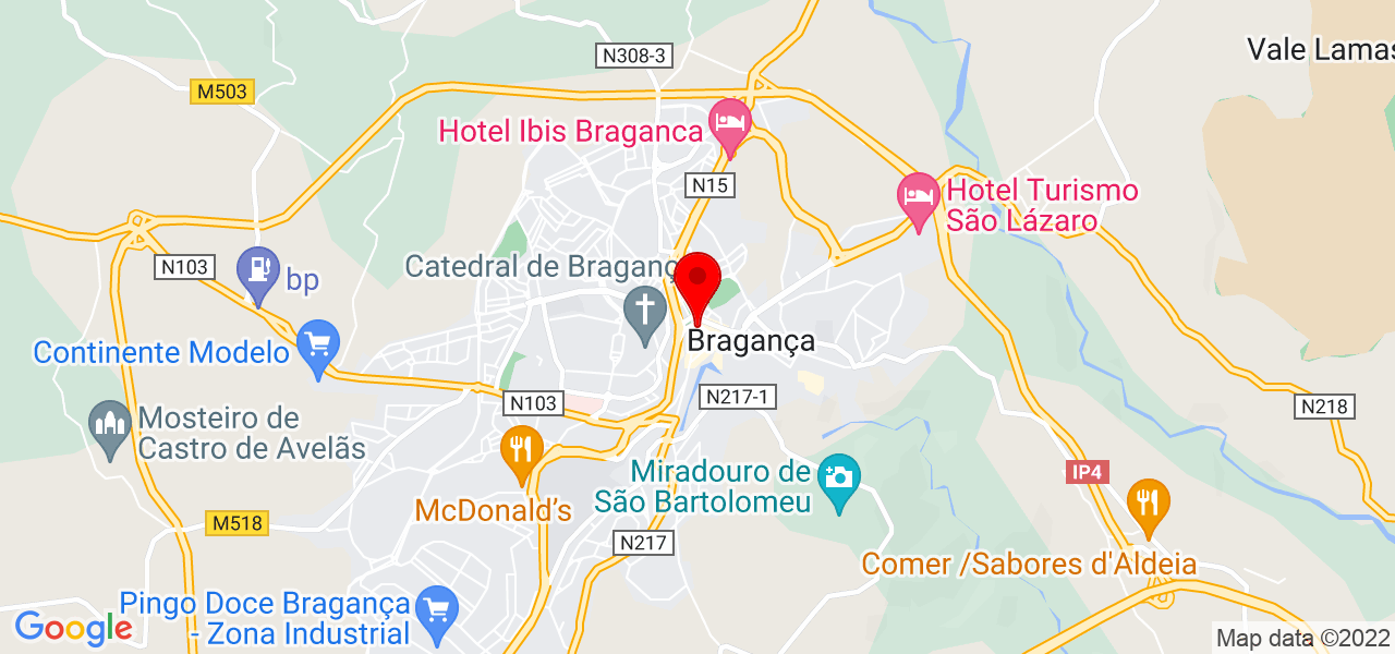 Celmany da Costa - Bragança - Bragança - Mapa
