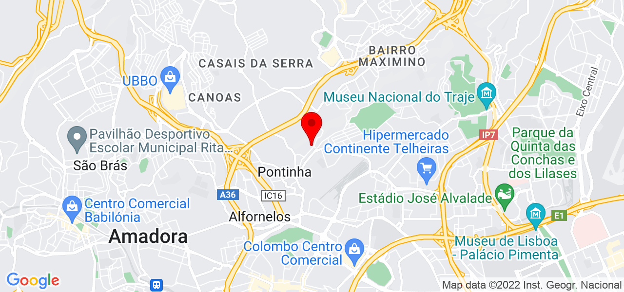 Ana Bela Silva - Lisboa - Odivelas - Map
