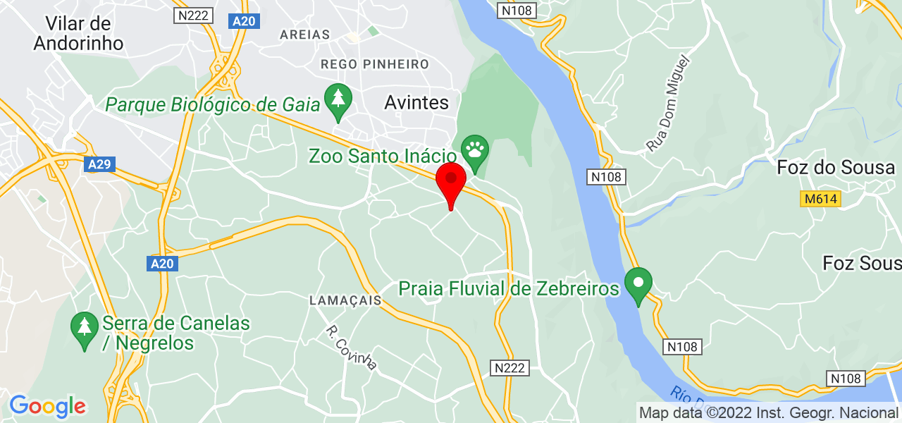 Romeu Guedes - Porto - Vila Nova de Gaia - Mapa