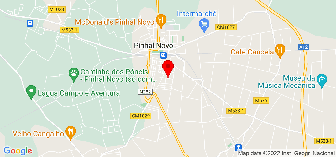 Danna de Sousa - Setúbal - Palmela - Mapa