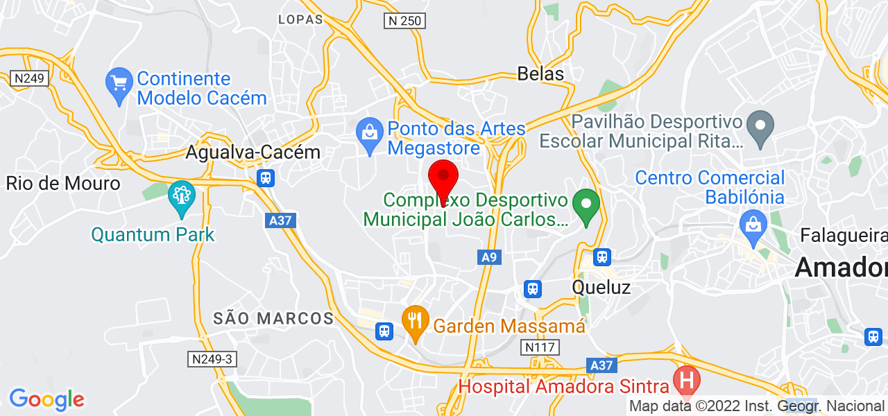 Maria Rodrigues - Lisboa - Sintra - Mapa