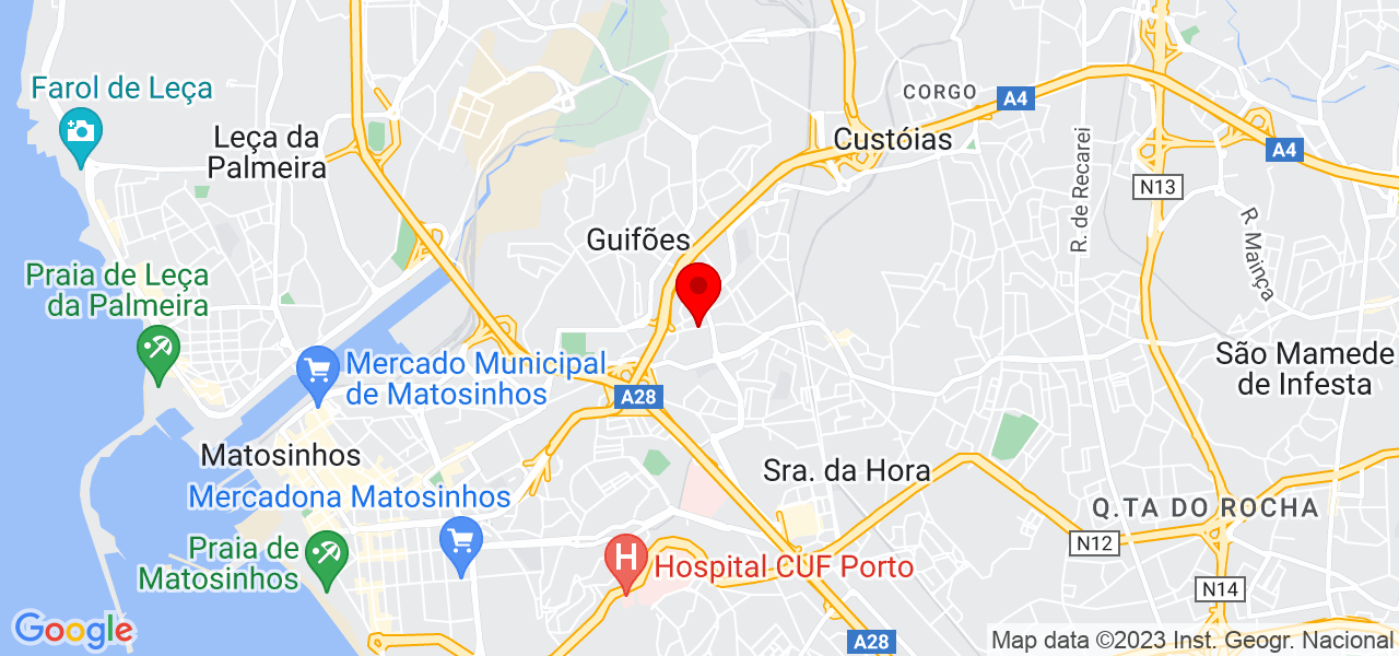 Cristiana Ferreira - Porto - Matosinhos - Mapa