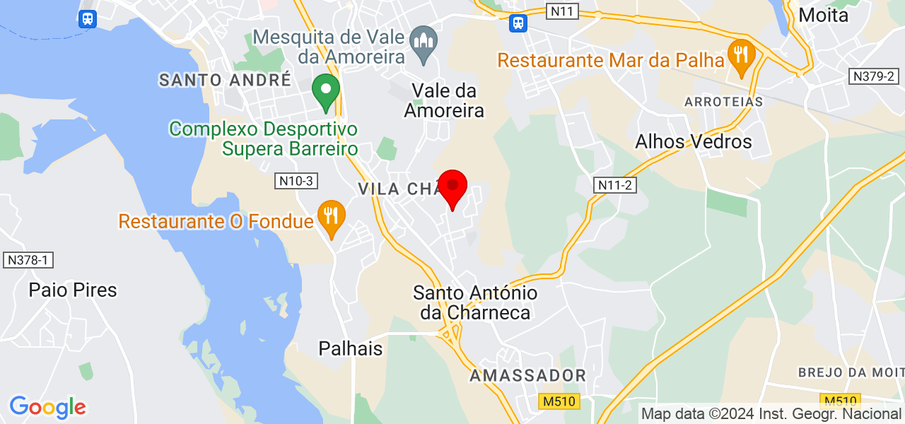 Betty - Setúbal - Barreiro - Mapa