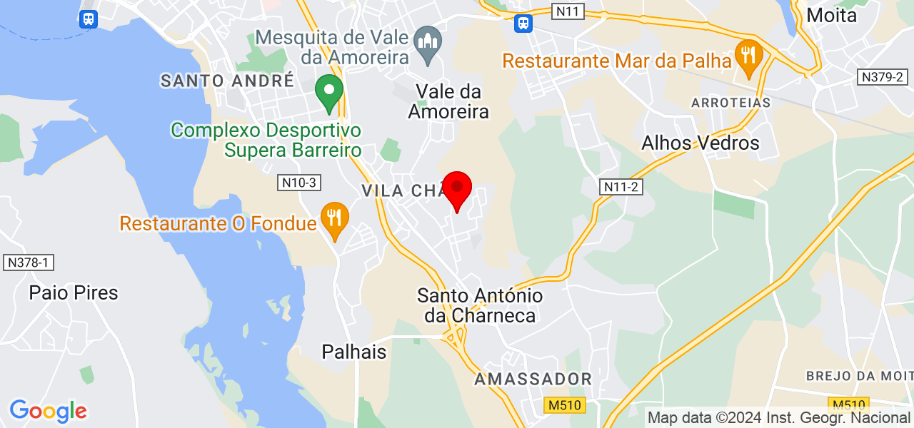 Euclides cabral - Setúbal - Barreiro - Map
