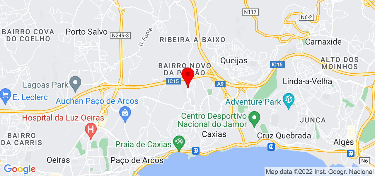 SCLC Arquitectos - Lisboa - Oeiras - Mapa