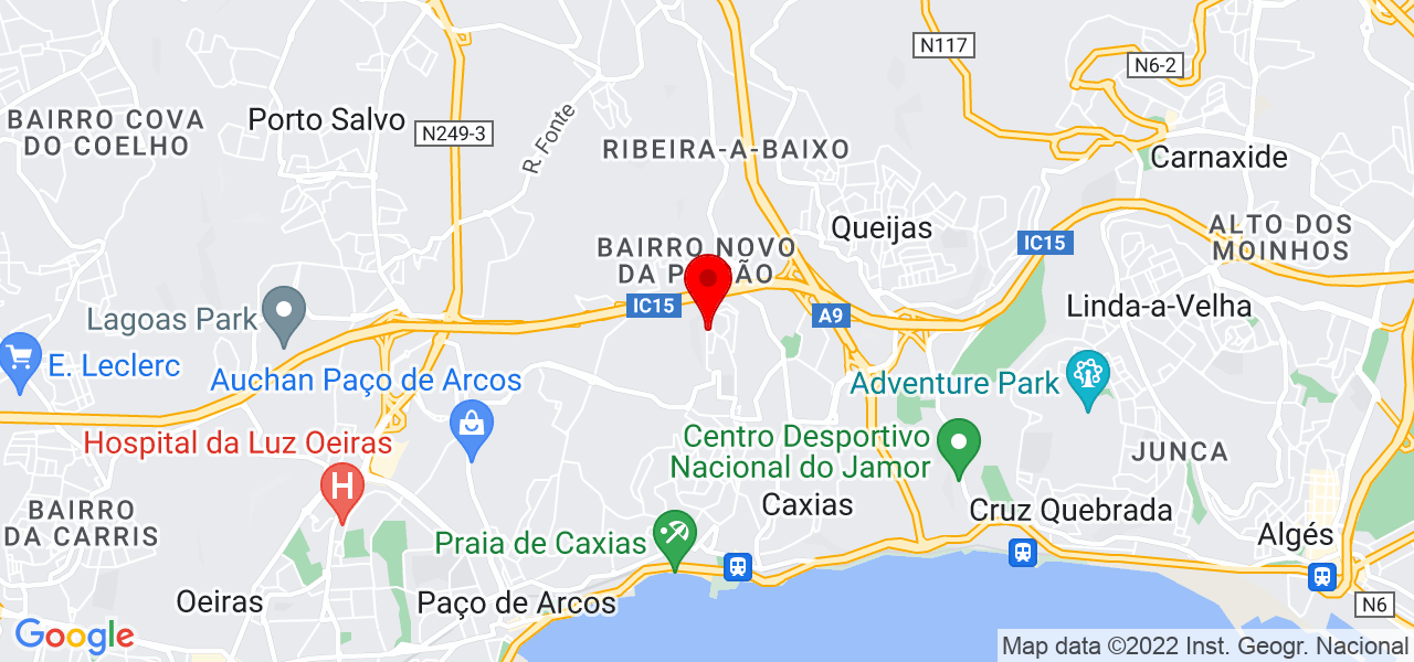 SCLC Arquitectos - Lisboa - Oeiras - Map