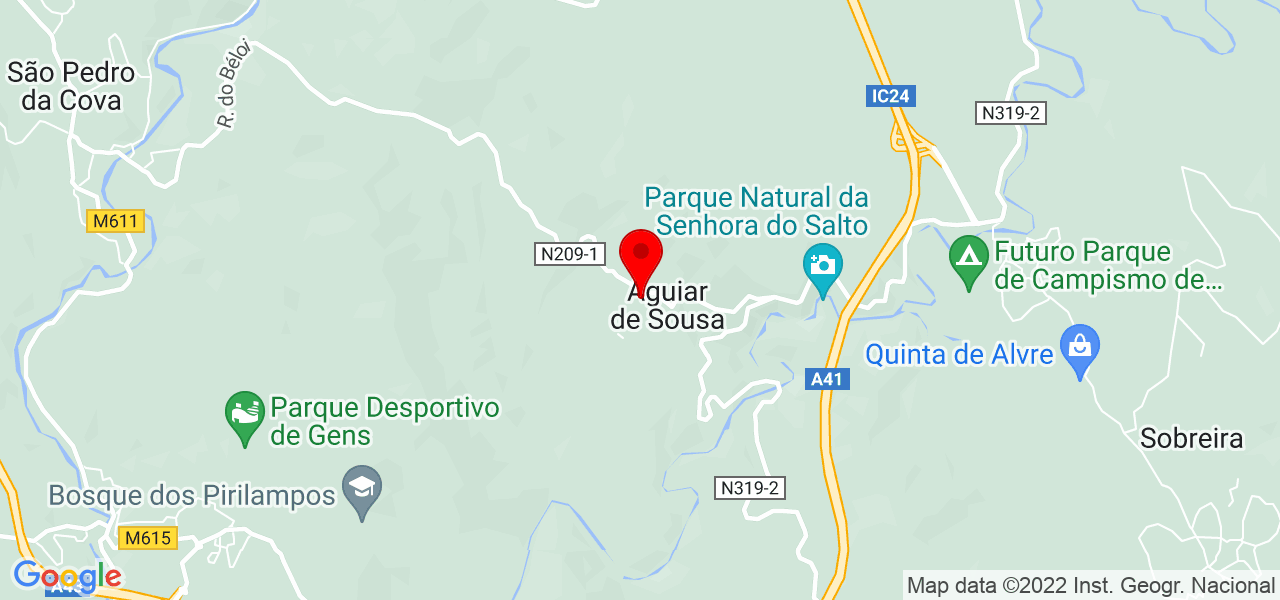 Domingos silva - Porto - Paredes - Mapa