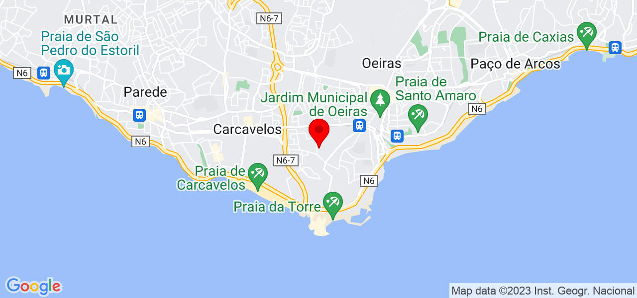 Dina Maria - Oficina das flores - Lisboa - Cascais - Mapa