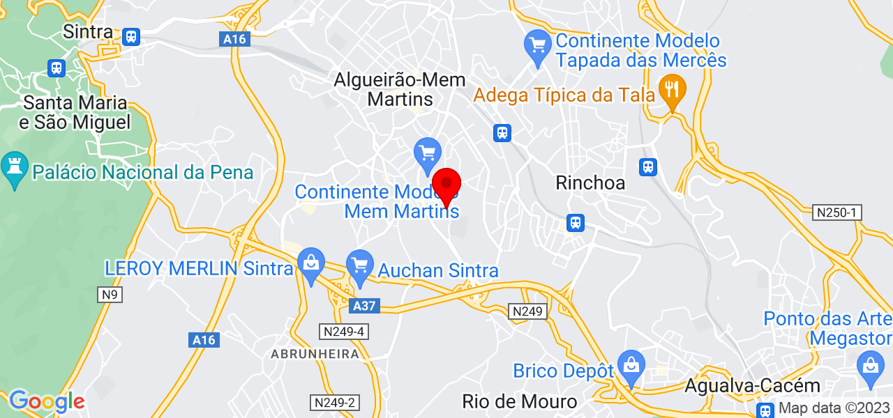 Sena &amp; Abreu - Lisboa - Sintra - Mapa