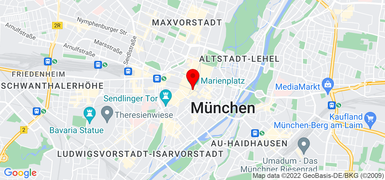 Coaching von Falkenstein - Bayern - München - Karte