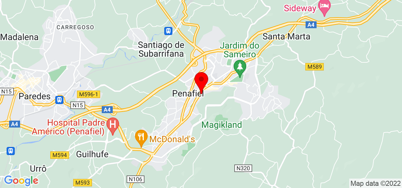casapenafiel.pt - Porto - Penafiel - Mapa