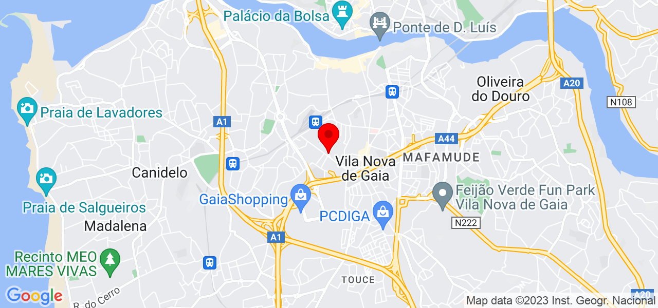 Marta Santiago - Porto - Vila Nova de Gaia - Mapa
