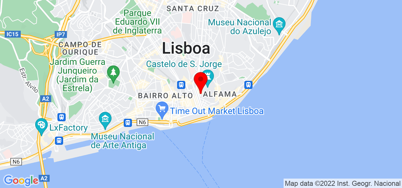 Tiago Moreira - Lisboa - Lisboa - Mapa