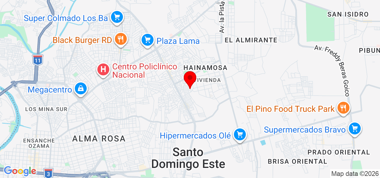 ROOSMAS MULTISERVICIOS - Santo Domingo - Santo Domingo Este - Map