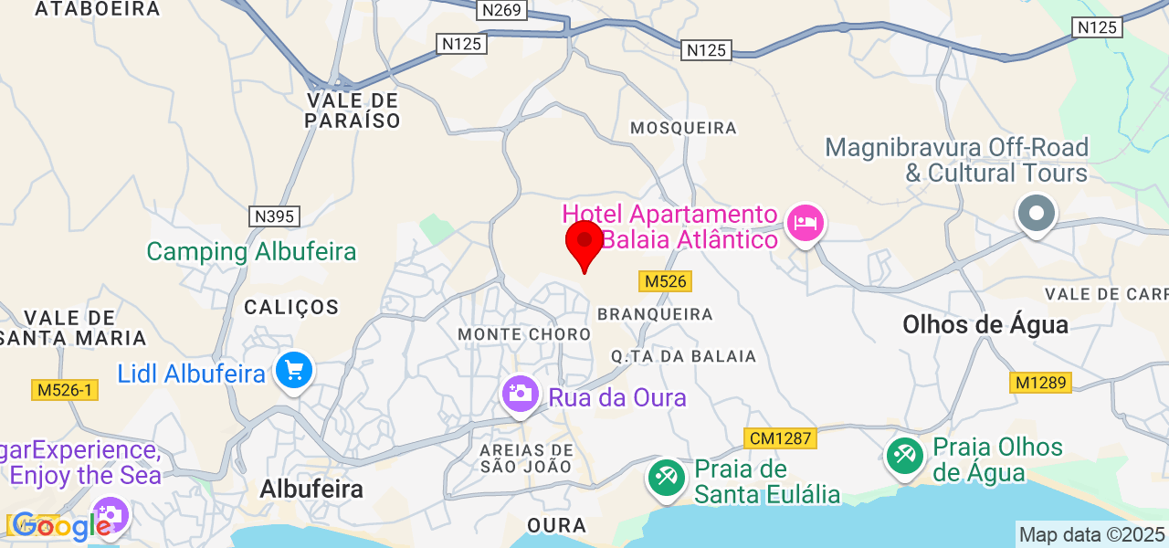 Sena & Abreu - Faro - Albufeira - Mapa