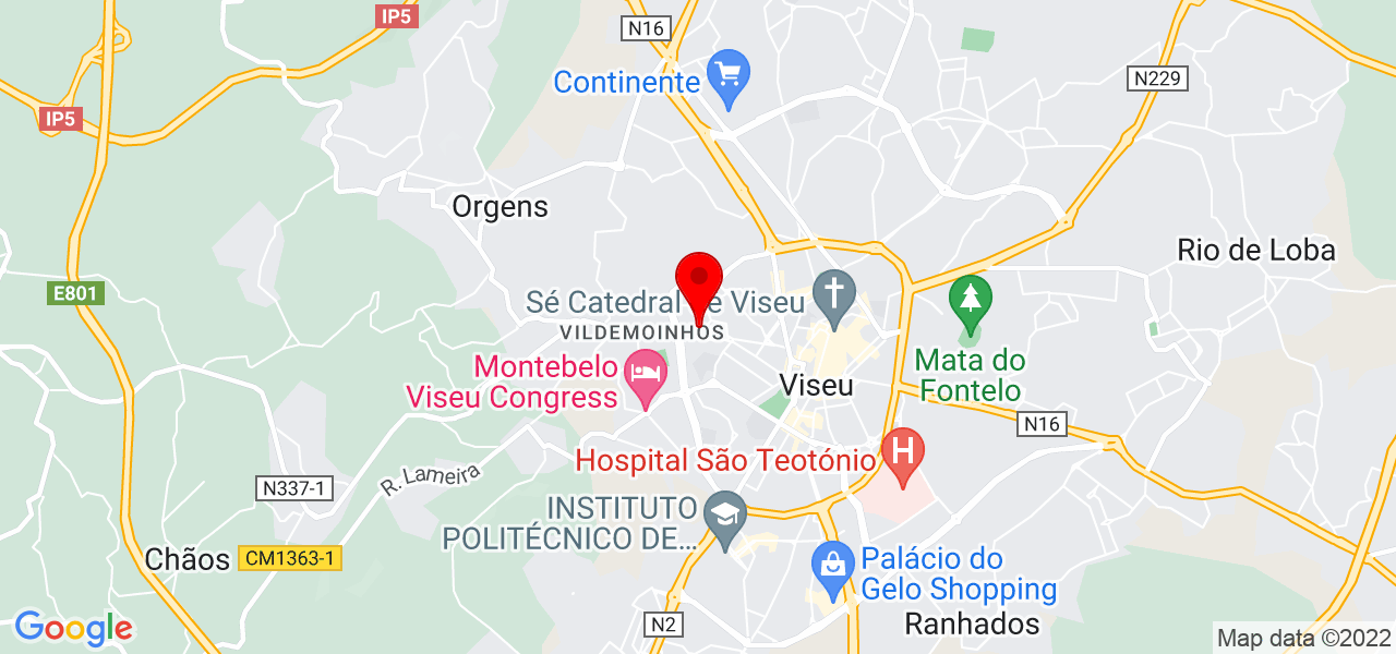 Paulo Pereira Dias - Viseu - Viseu - Mapa