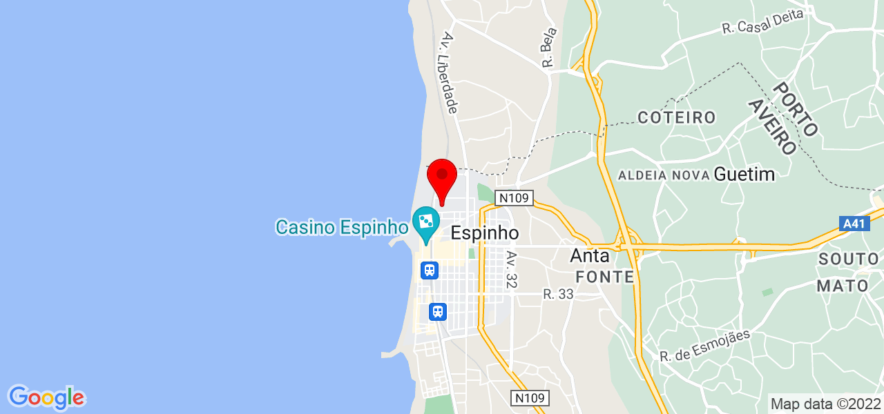 Eva Sales - Aveiro - Espinho - Mapa