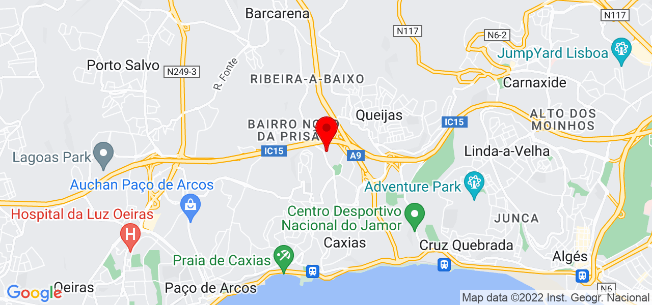 Meia-sombra, Unipessoal Lda - Lisboa - Oeiras - Mapa