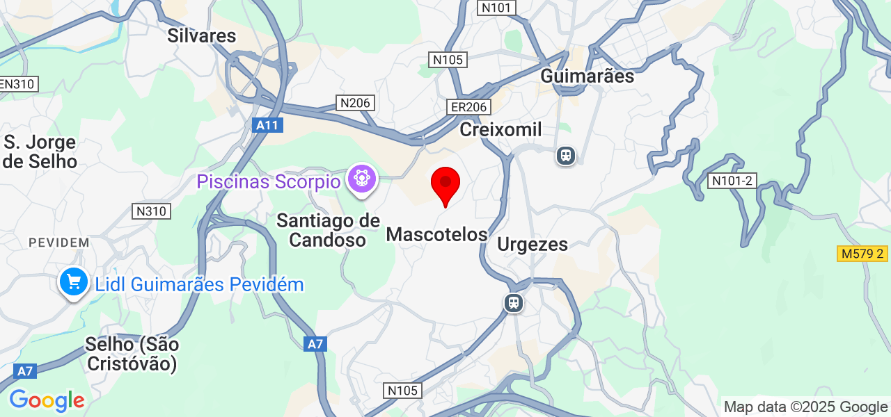 Ac&aacute;cio DJ - Braga - Guimarães - Mapa