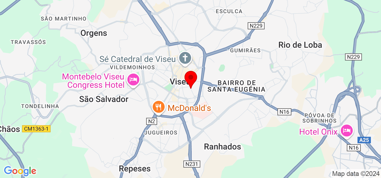 Jackson Lima - Viseu - Viseu - Map