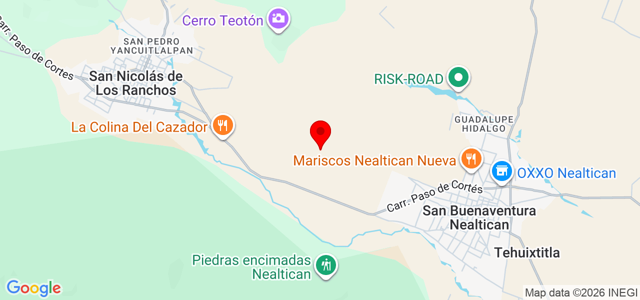 María - Puebla - Nealtican - Mapa