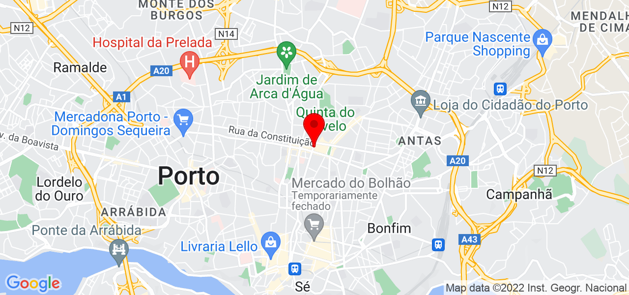 Marly - Porto - Porto - Mapa