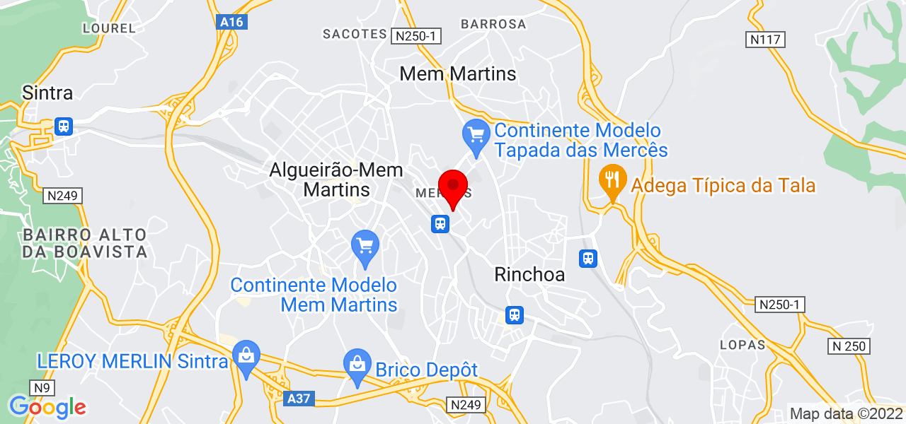 Marcos VELLOSO - Lisboa - Sintra - Mapa