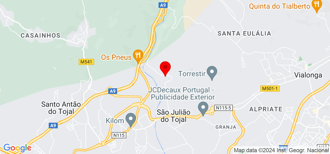 RC montagens - Lisboa - Loures - Mapa