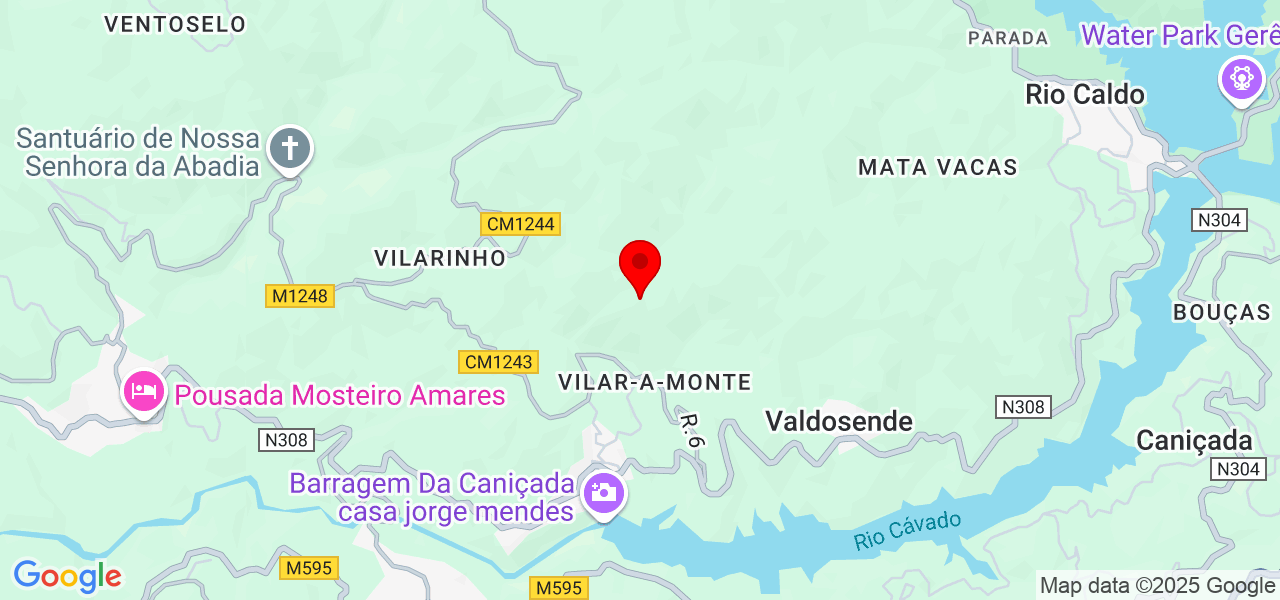 Simon Costa - Braga - Terras de Bouro - Map
