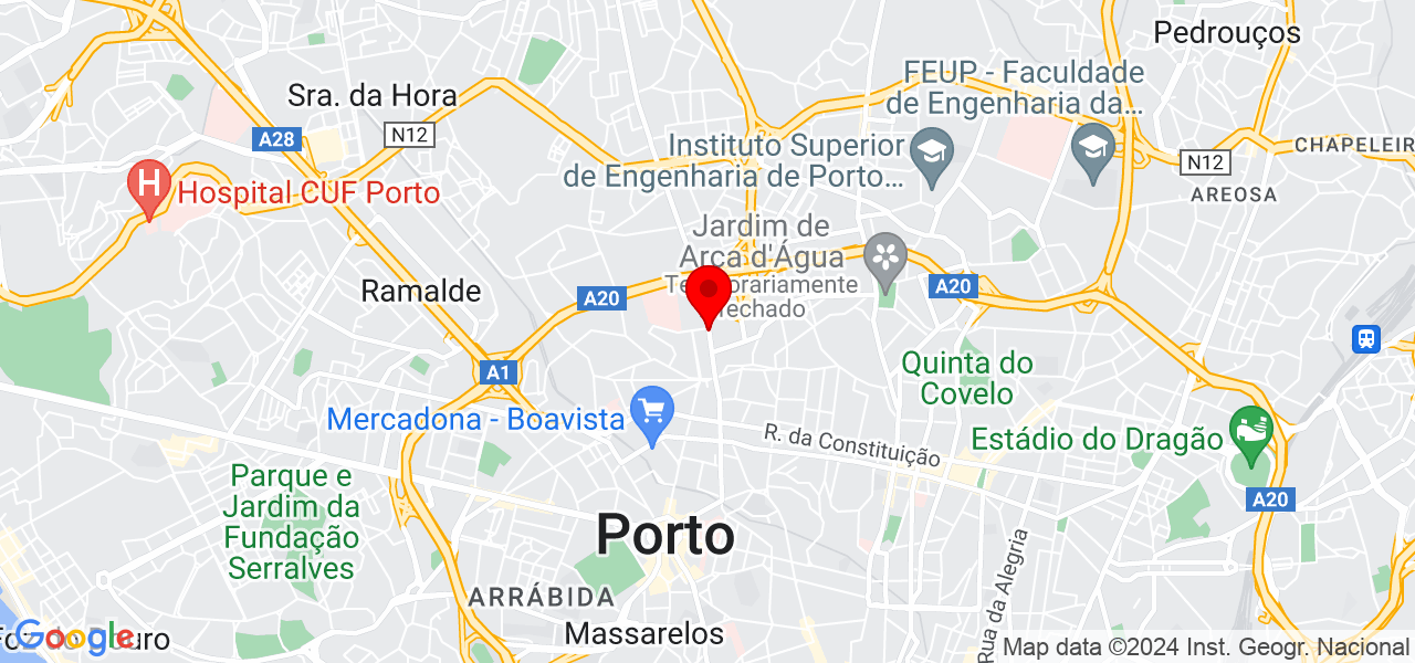 Andr&eacute;a Coutinho - Porto - Porto - Mapa