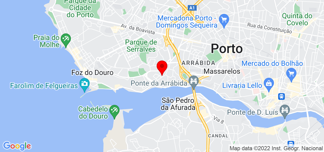 Estofos Moura - Porto - Porto - Mapa